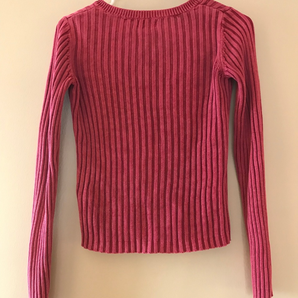 Berry Ribbed Sweater - Picture 2 of 3
